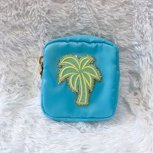 Stoney Clover Lane X Target Palm Tree Blue mini pouch